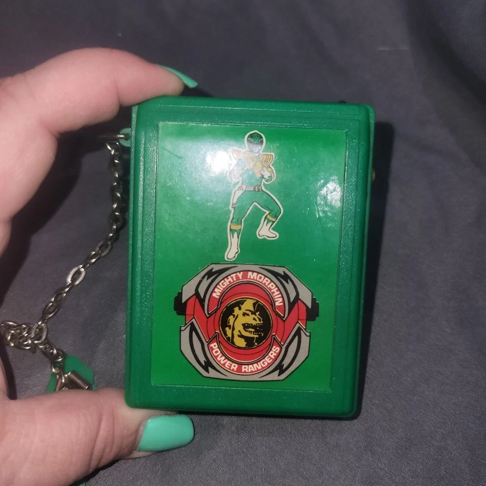 Mighty Morphin Power Rangers Green Ranger Beeper Toy 1993 Vintage RARE
